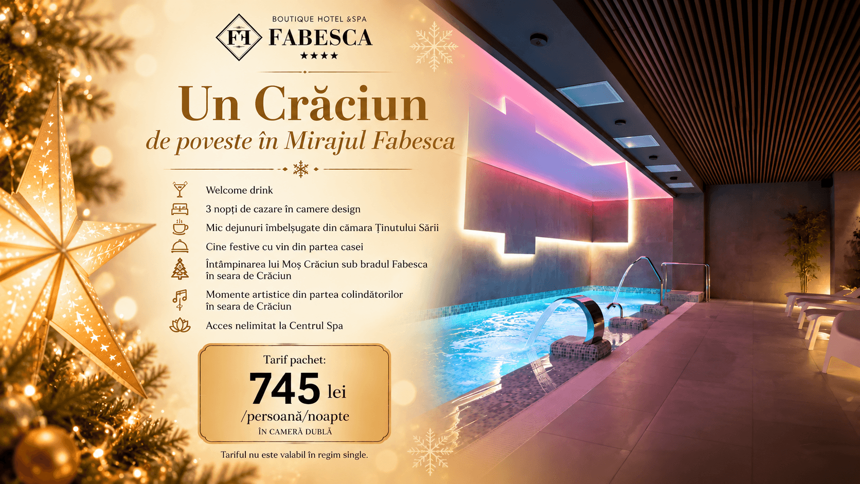 Un Crăciun de poveste în Mirajul Fabesca